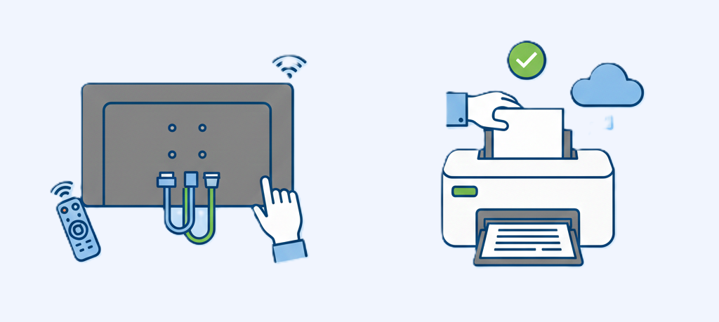 tvn ja tulostimen asennus